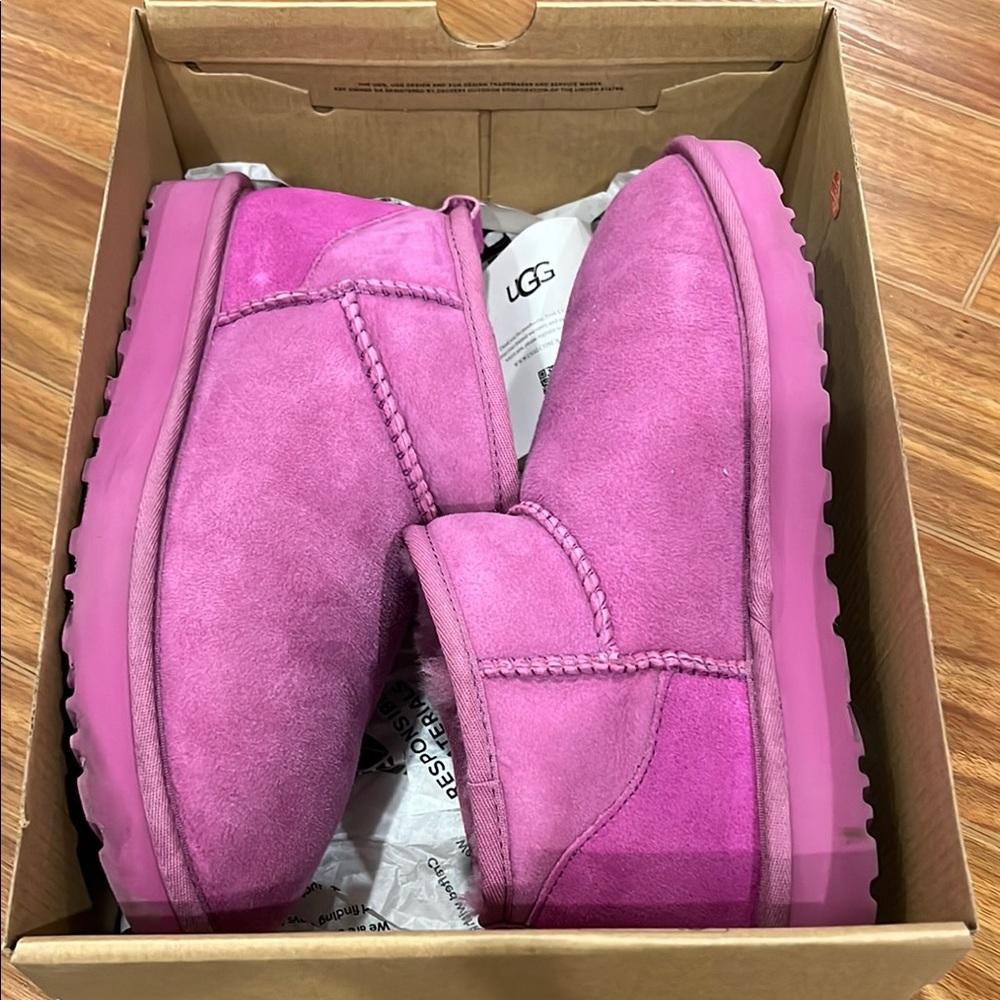 UGG Pink Classic Ultra Mini